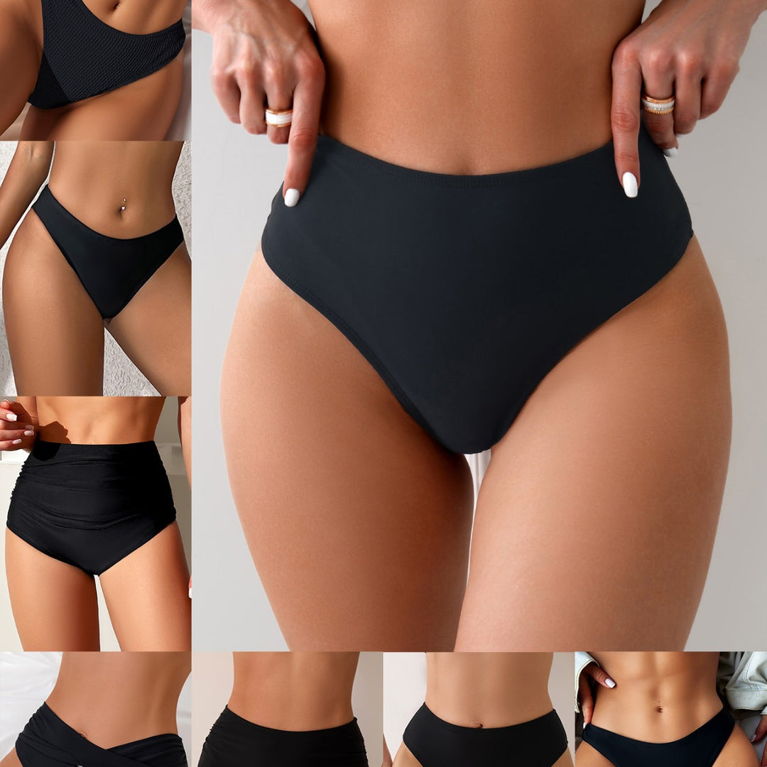 Damen högskurna bikiniunderdelar i minimalistisk design med bekväm midja Mirla-Eva Jonsson