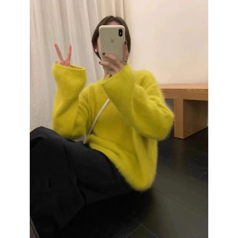 Damen kuscheliger Pullover mit Boxy-Schnitt Mirla-Eva Jonsson