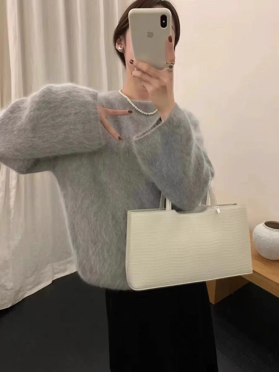 Damen kuscheliger Pullover mit Boxy-Schnitt Mirla-Eva Jonsson