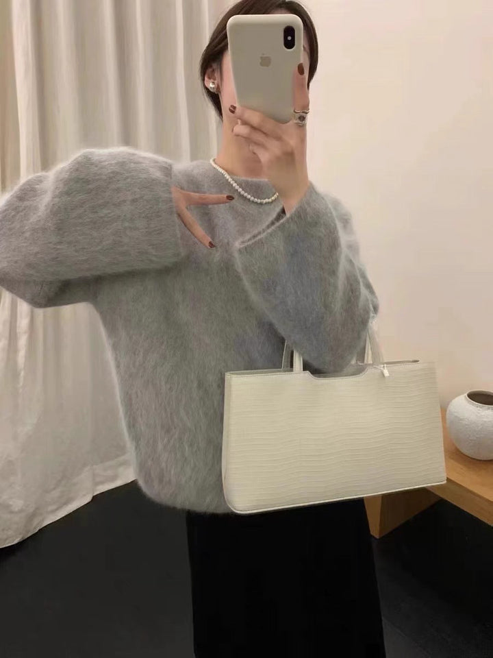 Damen kuscheliger Pullover mit Boxy-Schnitt Mirla-Eva Jonsson