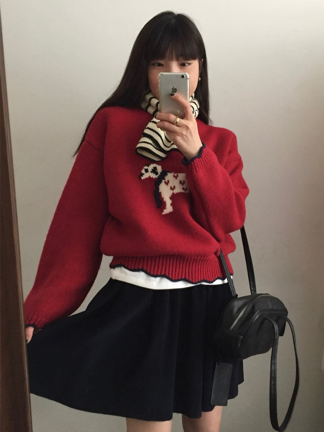 Damen kuscheliger Pullover mit Tiermotiv Mirla-Eva Jonsson