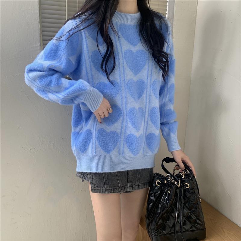 Damen kuscheliger Pullover mit abwechslungsreichem Muster und lässigem Schnitt Mirla-Eva Jonsson