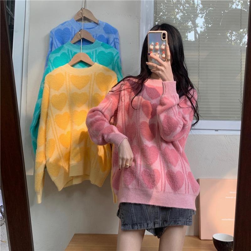 Damen kuscheliger Pullover mit abwechslungsreichem Muster und lässigem Schnitt Mirla-Eva Jonsson