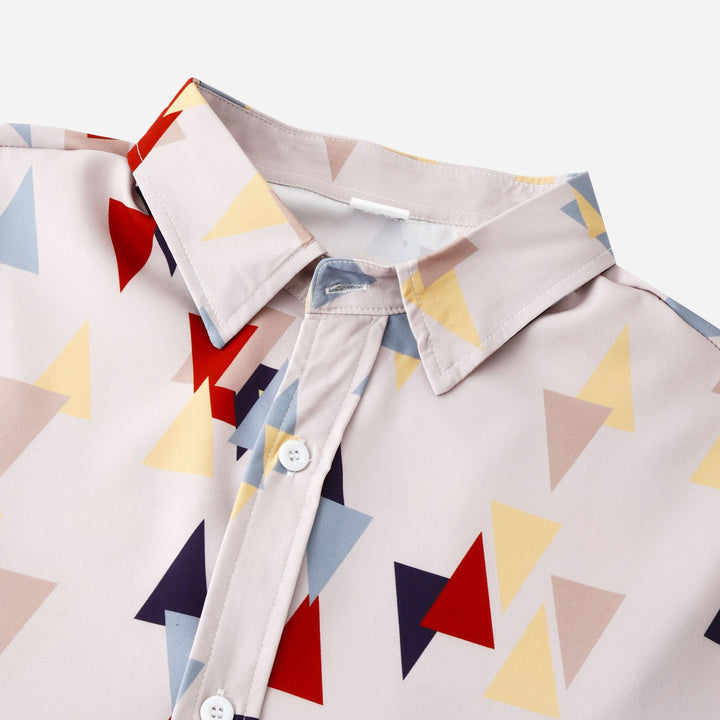 Damen långärmad blus i modern geometrisk design Eva Jonsson-Eva Jonsson
