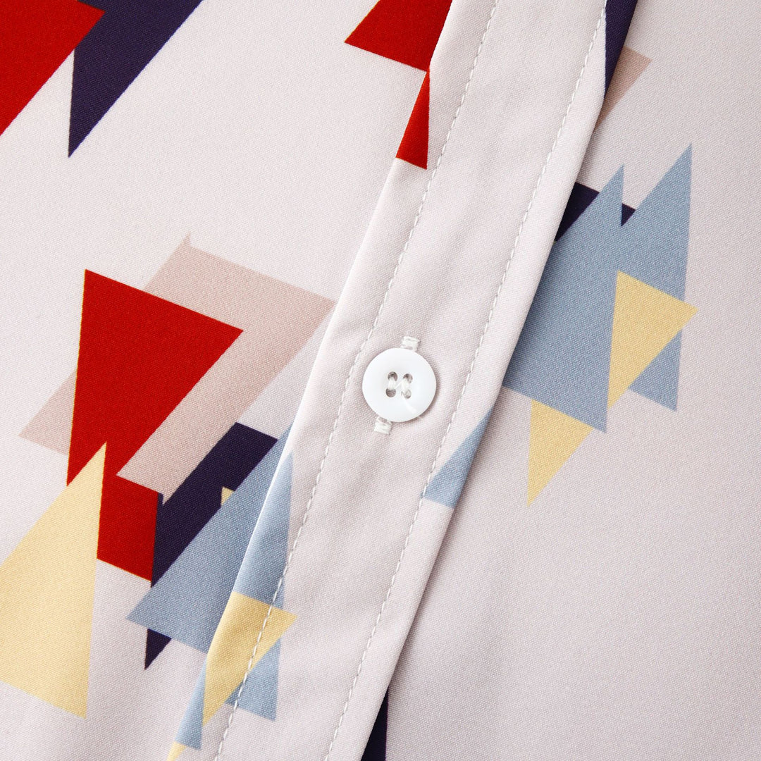 Damen långärmad blus i modern geometrisk design Eva Jonsson-Eva Jonsson