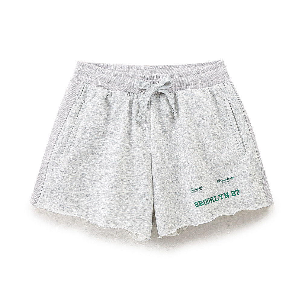 Damen lässiga fritids-shorts med elastisk midja och praktiska fickor Mirla-Eva Jonsson
