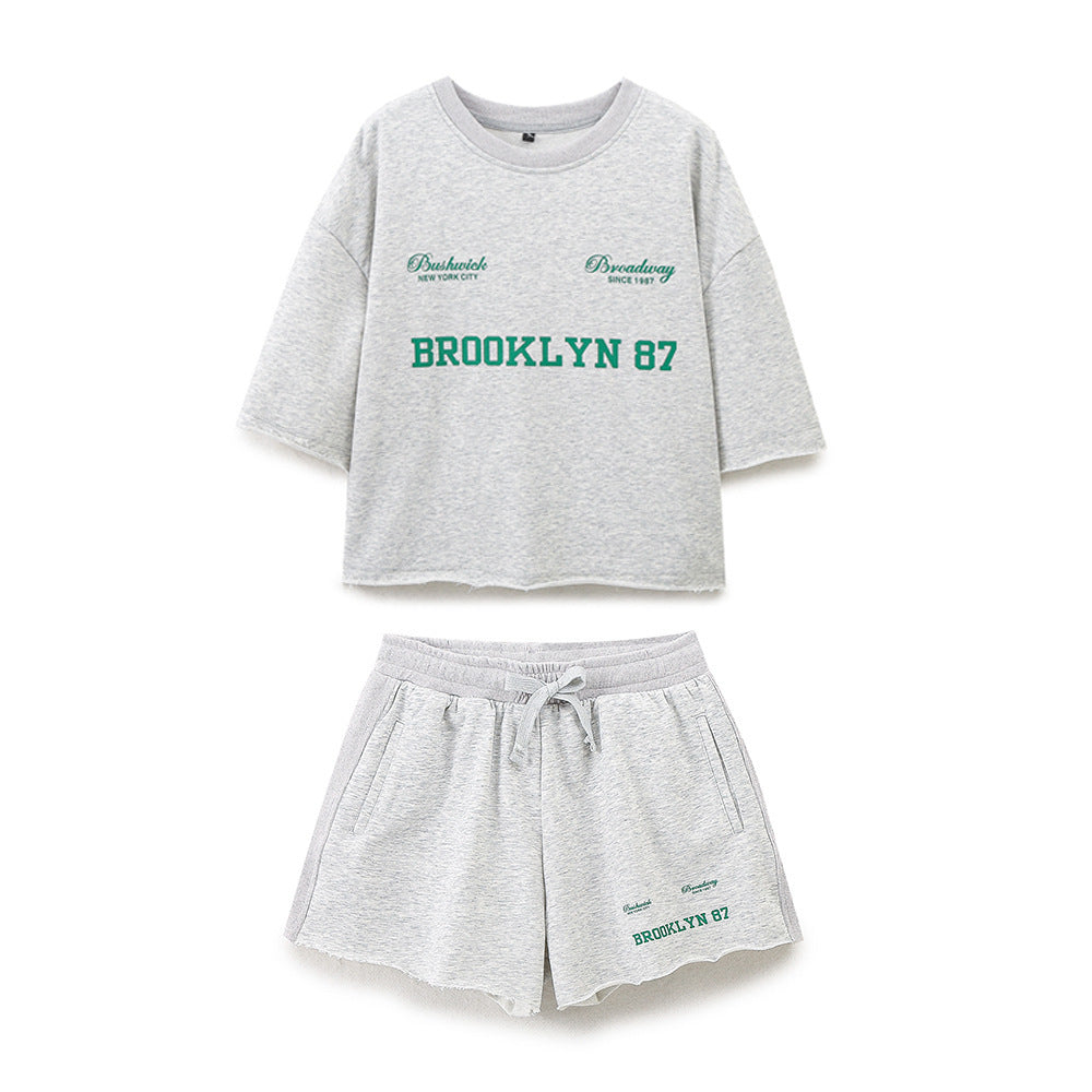 Damen lässiga fritids-shorts med elastisk midja och praktiska fickor Mirla-Eva Jonsson