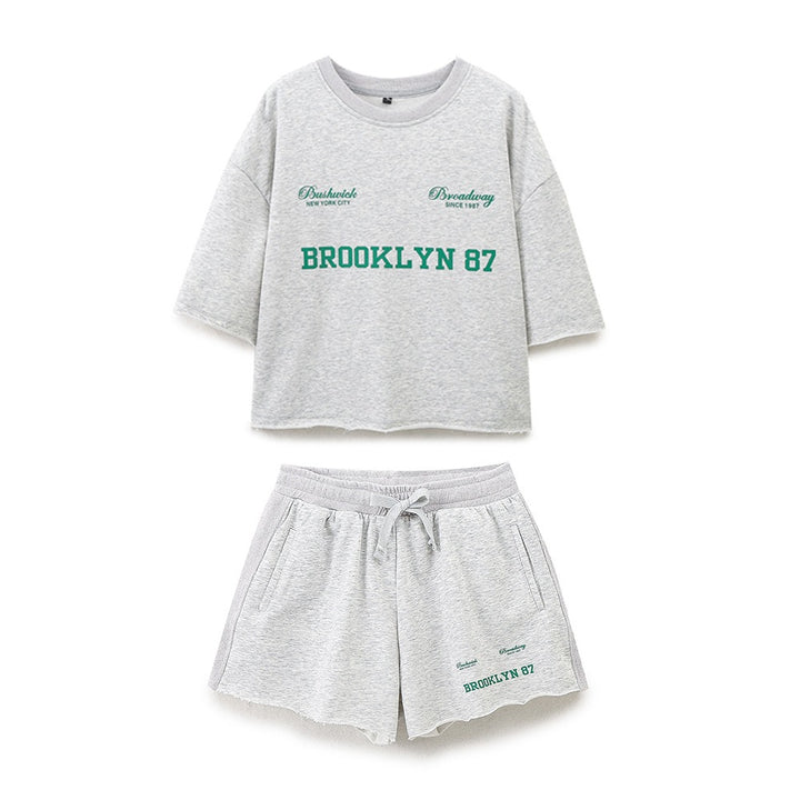Damen lässiga fritids-shorts med elastisk midja och praktiska fickor Mirla-Eva Jonsson