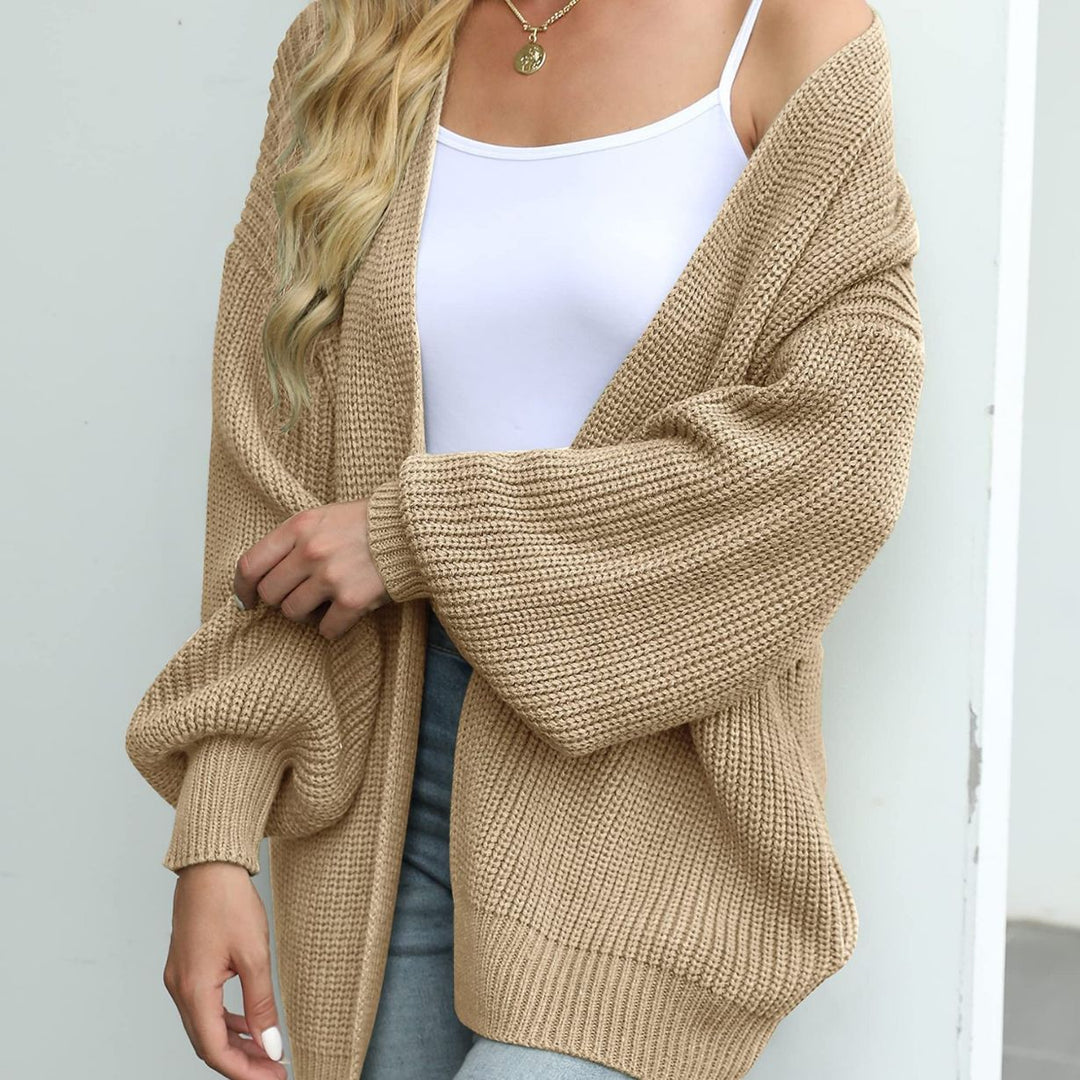 Damen lässige Strickjacke mit lockerer Passform Mirla-Eva Jonsson