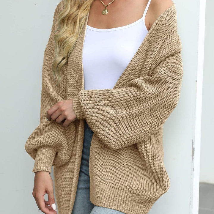 Damen lässige Strickjacke mit lockerer Passform Mirla-Eva Jonsson