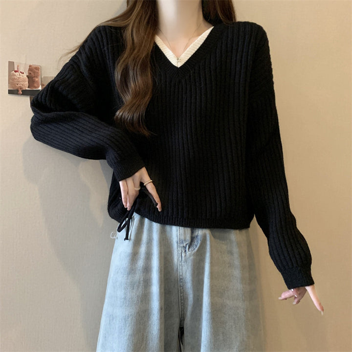 Damen lässiger Strickpullover Mirla-Eva Jonsson
