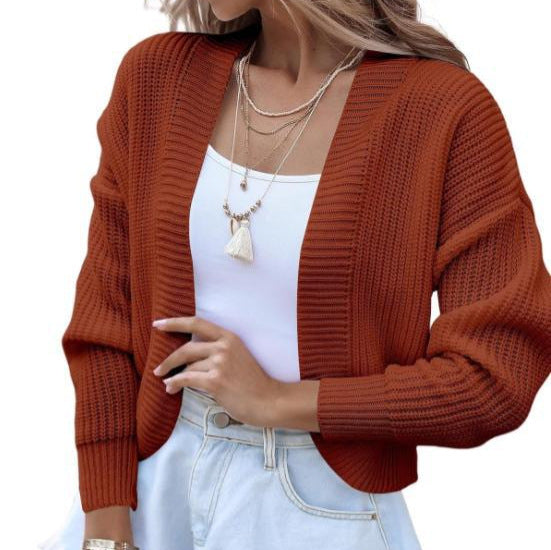 Damen lässiger Strickpullover mit überschnittenen Schultern und weitem Schnitt Mirla-Eva Jonsson