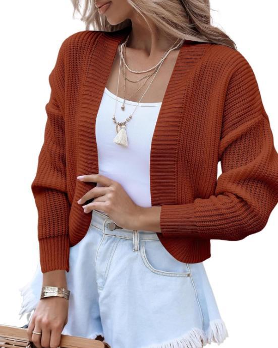 Damen lässiger Strickpullover mit überschnittenen Schultern und weitem Schnitt Mirla-Eva Jonsson