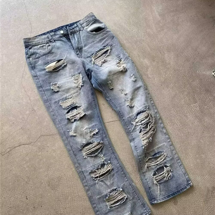 Damen lösa förstörda jeans Eva Jonsson-Eva Jonsson