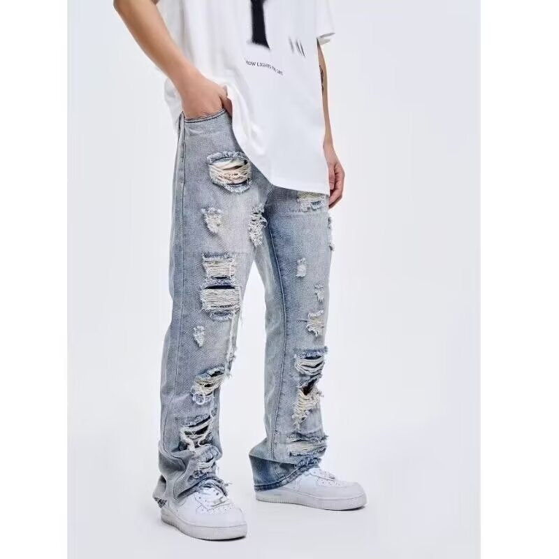 Damen lösa förstörda jeans Eva Jonsson-Eva Jonsson
