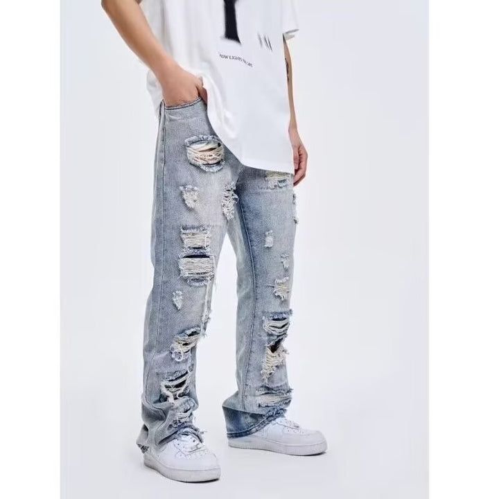 Damen lösa förstörda jeans Eva Jonsson-Eva Jonsson