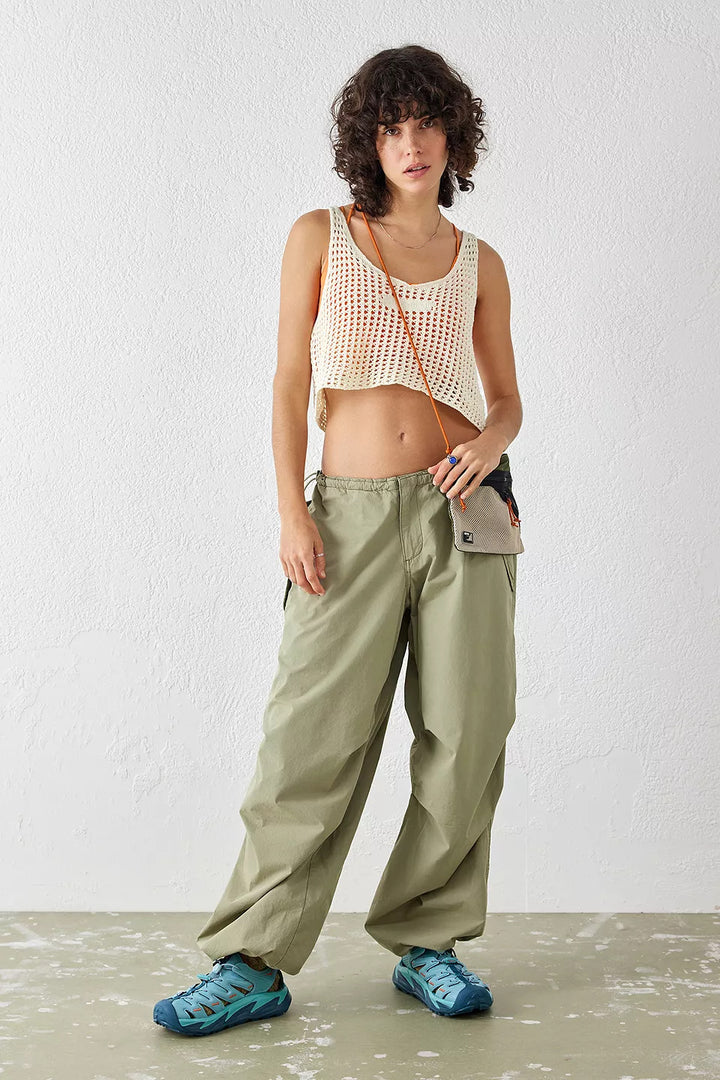 Damen luftig nätverk crop-top Mirla-Eva Jonsson