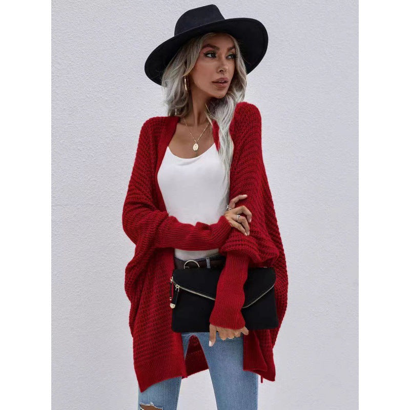 Damen luftige Strickjacke mit offenes Design und feiner Maschenstruktur Mirla-Eva Jonsson