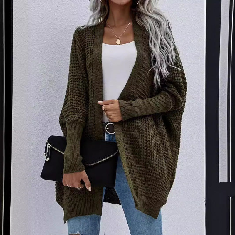 Damen luftige Strickjacke mit offenes Design und feiner Maschenstruktur Mirla-Eva Jonsson