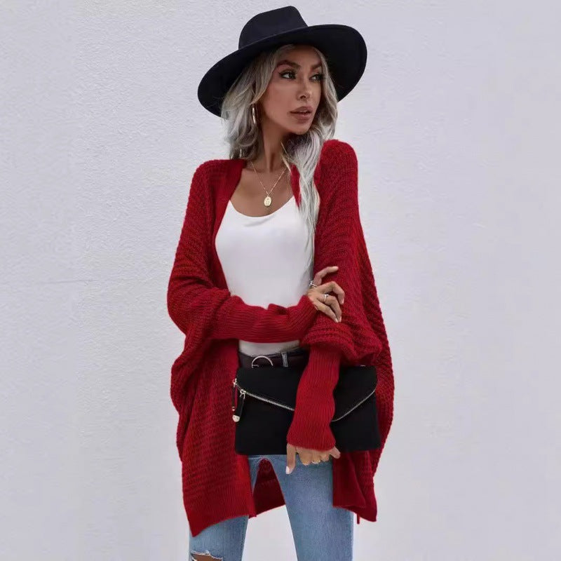 Damen luftige Strickjacke mit offenes Design und feiner Maschenstruktur Mirla-Eva Jonsson