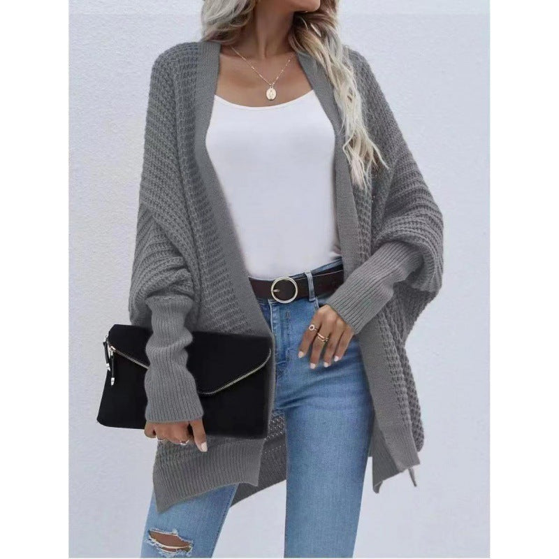 Damen luftige Strickjacke mit offenes Design und feiner Maschenstruktur Mirla-Eva Jonsson