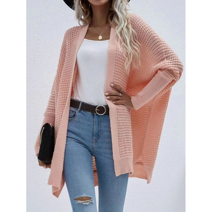 Damen luftige Strickjacke mit offenes Design und feiner Maschenstruktur Mirla-Eva Jonsson