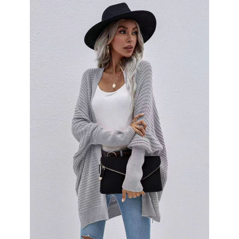 Damen luftige Strickjacke mit offenes Design und feiner Maschenstruktur Mirla-Eva Jonsson