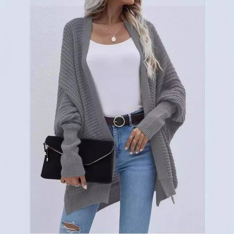 Damen luftige Strickjacke mit offenes Design und feiner Maschenstruktur Mirla-Eva Jonsson