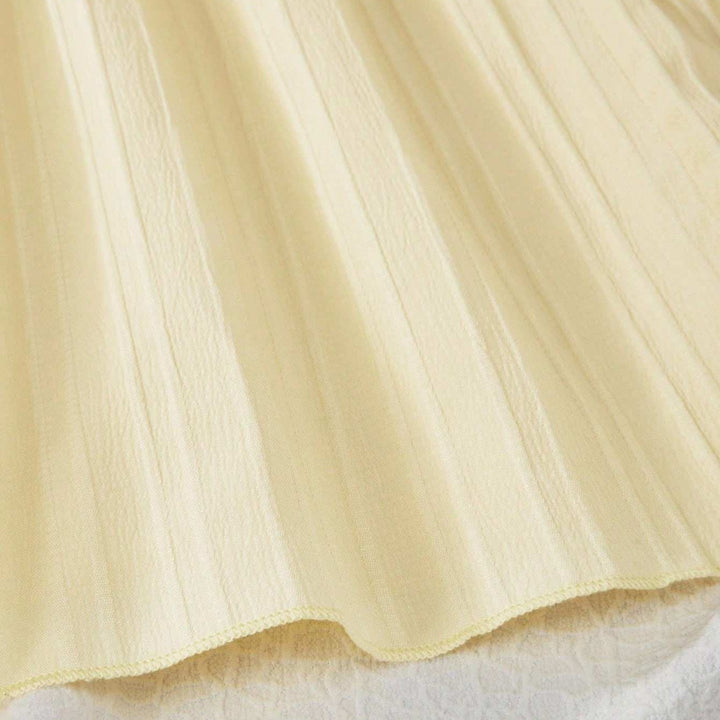 Damen maxikleid med ömtåliga volanger och justerbara spaghetti-remmar Mirla-Eva Jonsson
