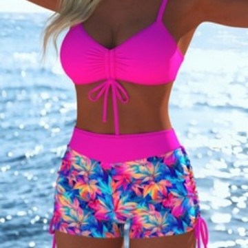 Damen moderiktig bikini-set med volang och justerbara band Mirla-Eva Jonsson