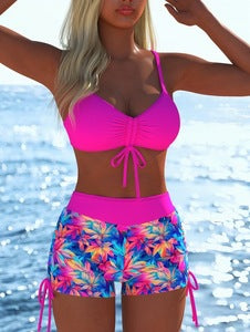 Damen moderiktig bikini-set med volang och justerbara band Mirla-Eva Jonsson