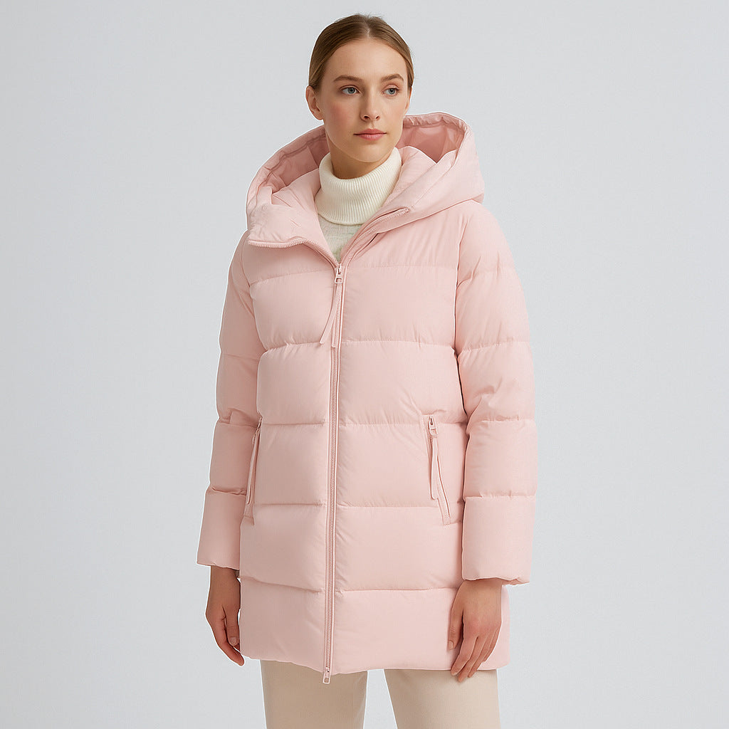 Damen modische Winterjacke im Oversized-Stil mit Kapuze Mirla-Eva Jonsson