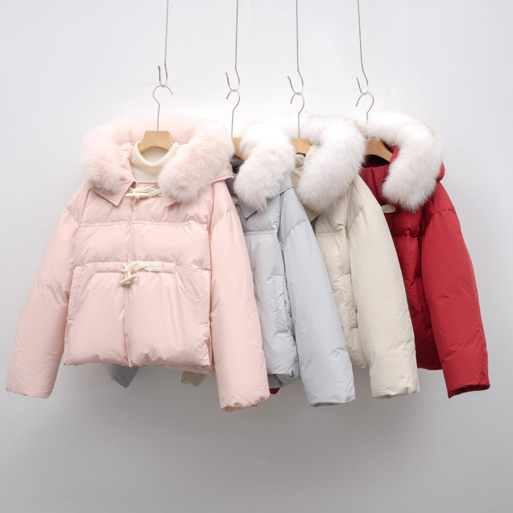 Damen modische Winterjacke mit Kunstfellkragen Mirla-Eva Jonsson