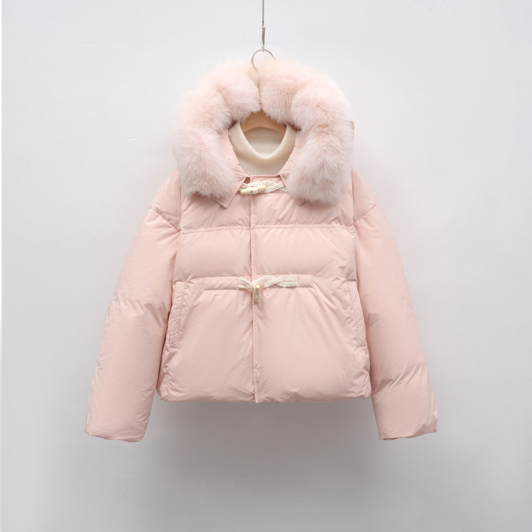 Damen modische Winterjacke mit Kunstfellkragen Mirla-Eva Jonsson