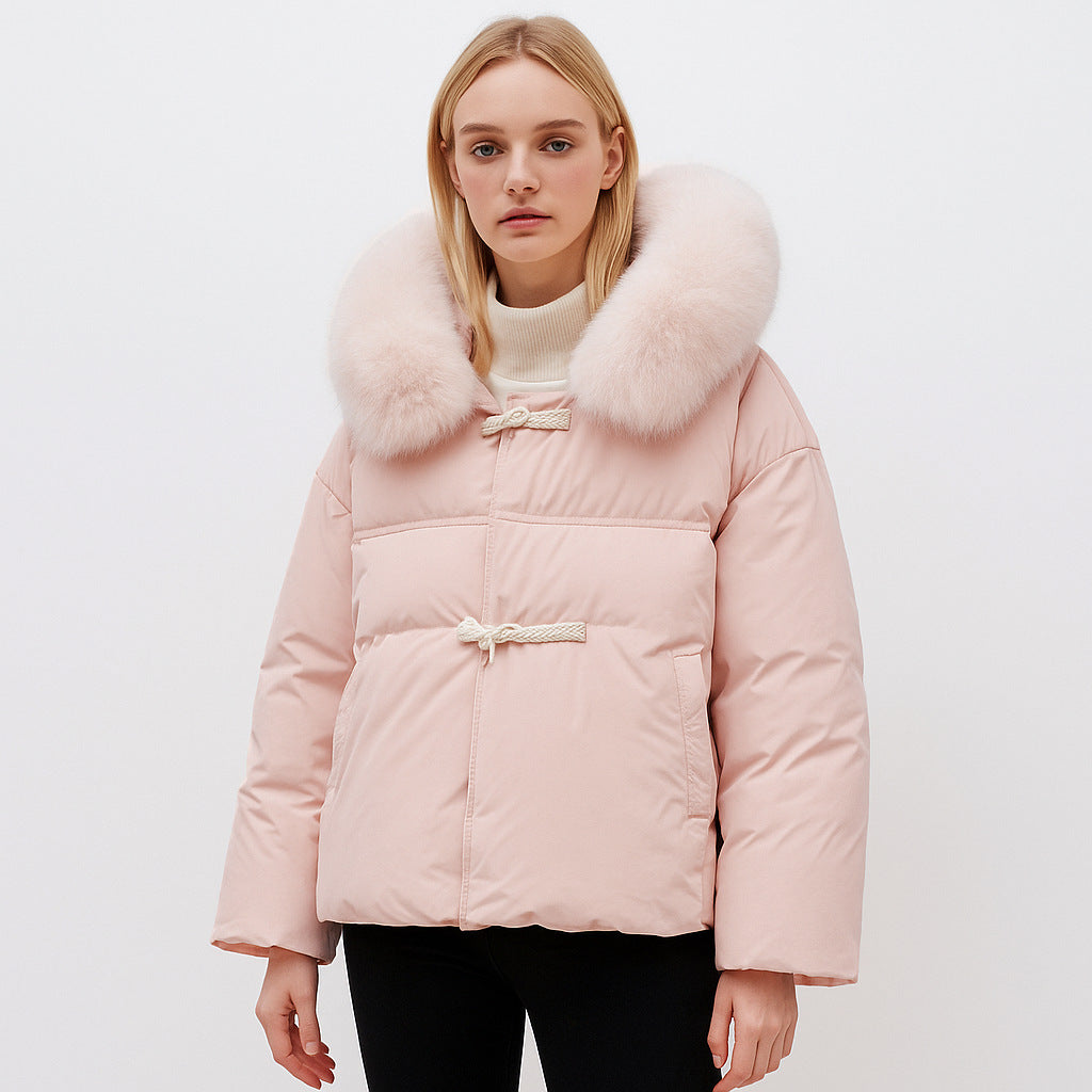 Damen modische Winterjacke mit Kunstfellkragen Mirla-Eva Jonsson