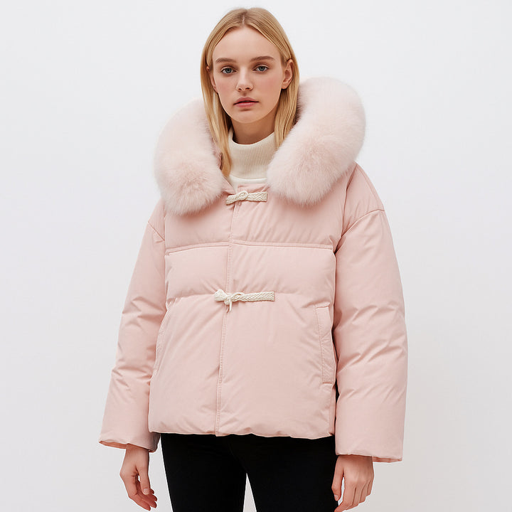 Damen modische Winterjacke mit Kunstfellkragen Mirla-Eva Jonsson