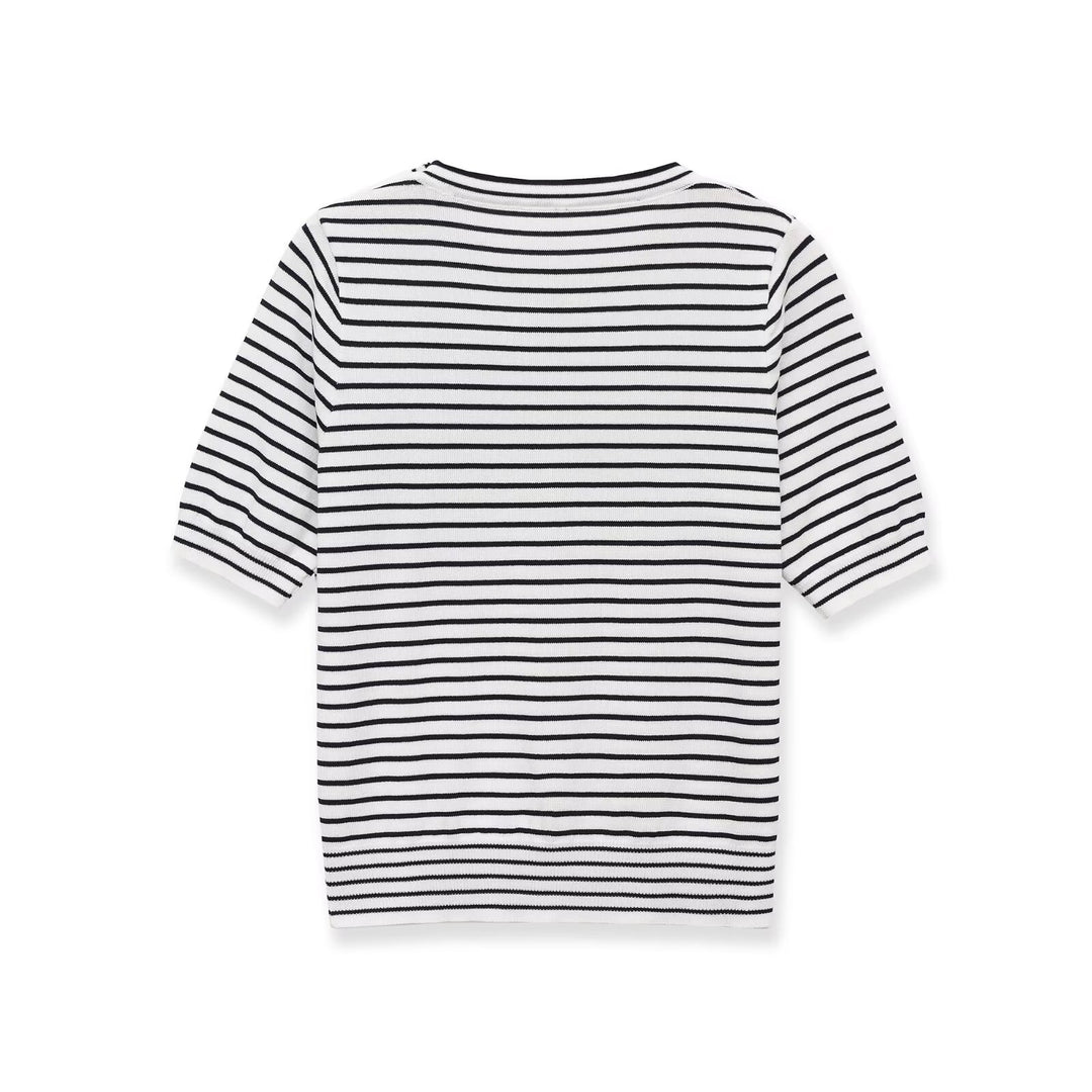 Damen randig T-shirt med korta ärmar Mirla-Eva Jonsson