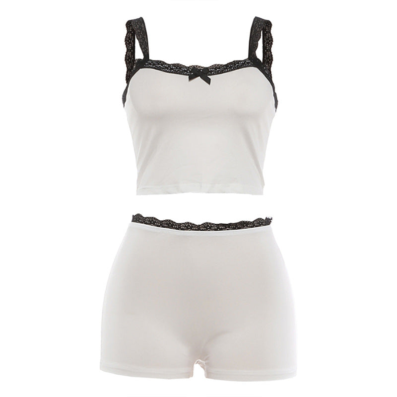 Damen set med spets-top och shorts Mirla-Eva Jonsson