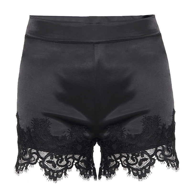Damen shorts med elegant spetsdekoration Mirla-Eva Jonsson