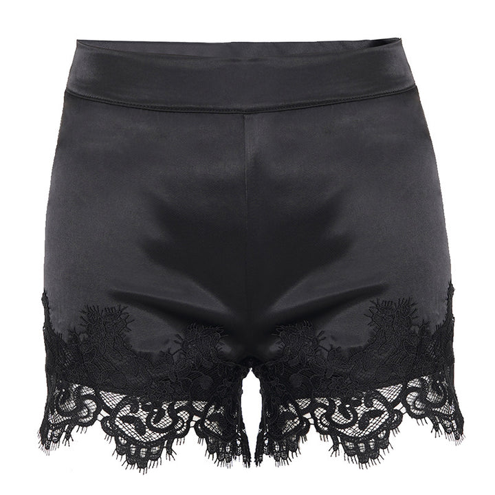 Damen shorts med elegant spetsdekoration Mirla-Eva Jonsson