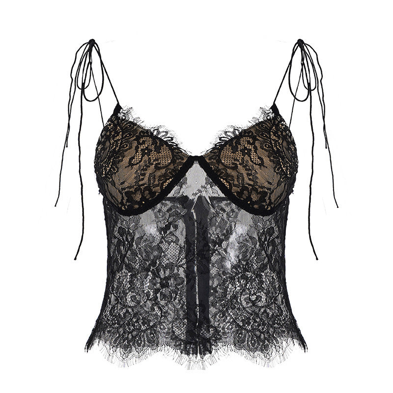 Damen spets-bustier med justerbara axelband Mirla-Eva Jonsson