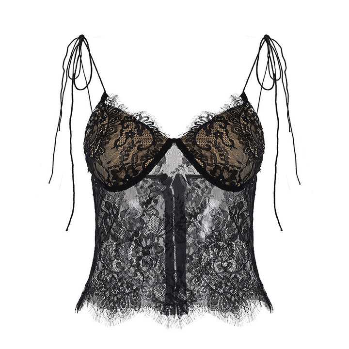 Damen spets-bustier med justerbara axelband Mirla-Eva Jonsson