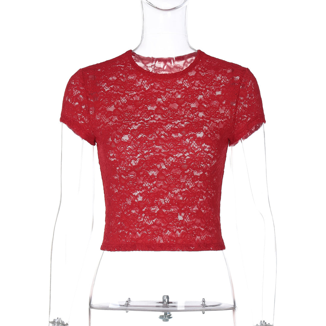 Damen spets crop top Mirla-Eva Jonsson