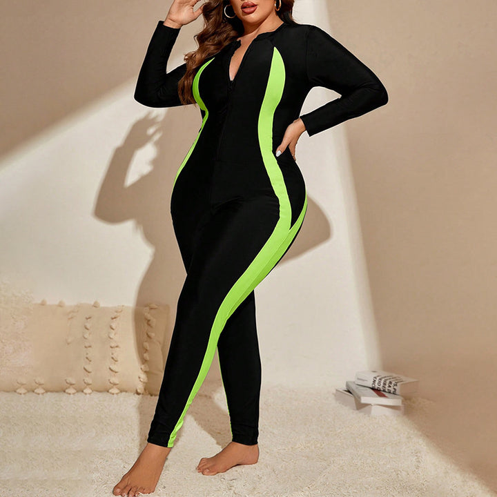 Damen sport suit with stylish zipper and figure-hugging cut Mirla-Eva Jonsson