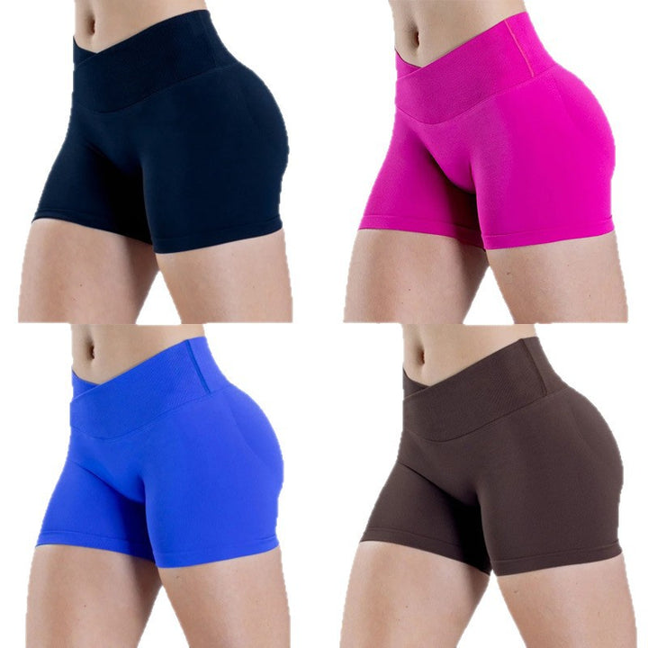 Damen sporty shorts with high waist and figure-shaping cut Mirla-Eva Jonsson