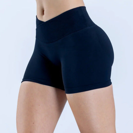 Damen sporty shorts with high waist and figure-shaping cut Mirla-Eva Jonsson