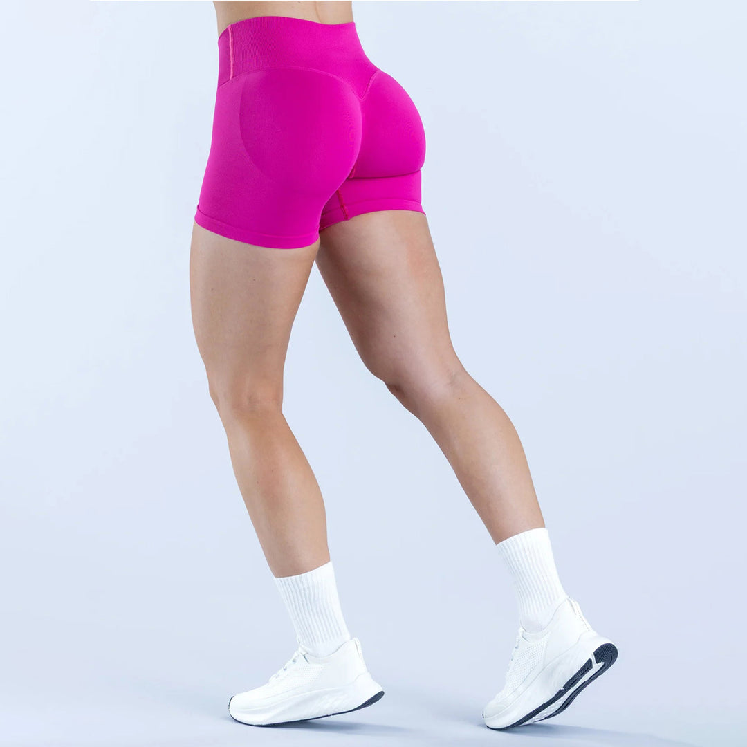 Damen sporty shorts with high waist and figure-shaping cut Mirla-Eva Jonsson