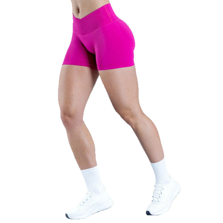 Damen sporty shorts with high waist and figure-shaping cut Mirla-Eva Jonsson