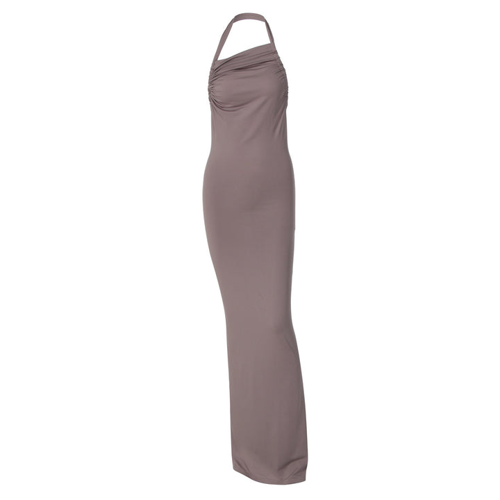 Damen strapless maxikleid mit elegantem drapé Mirla-Eva Jonsson