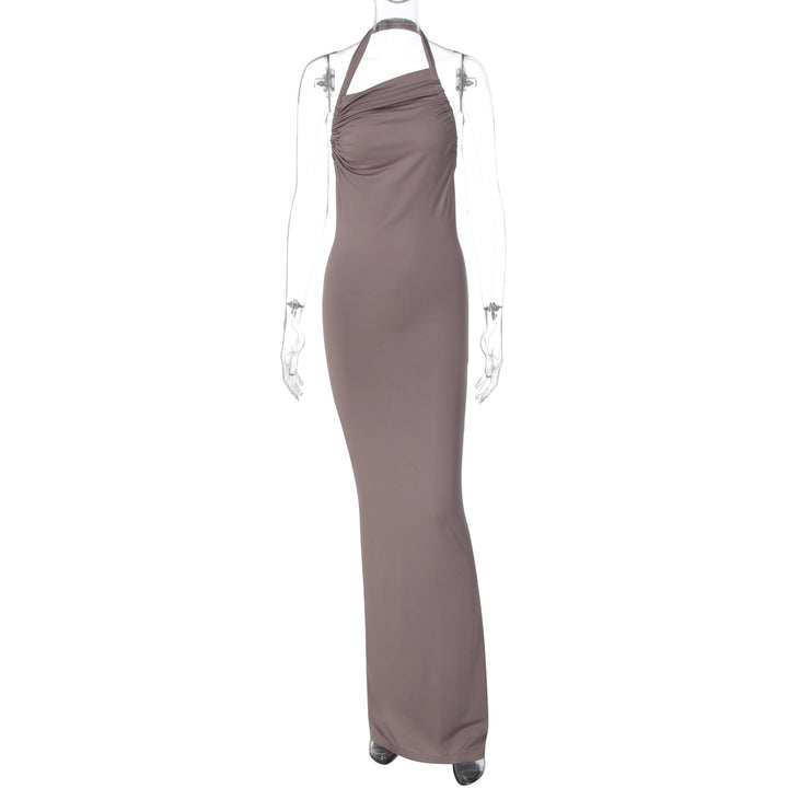 Damen strapless maxikleid mit elegantem drapé Mirla-Eva Jonsson